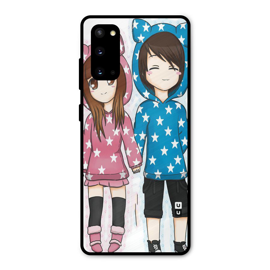 Couple In Stars Metal Back Case for Galaxy S20