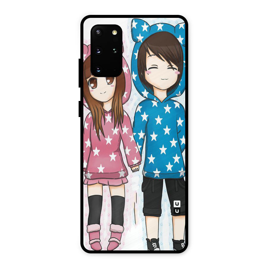 Couple In Stars Metal Back Case for Galaxy S20 Plus