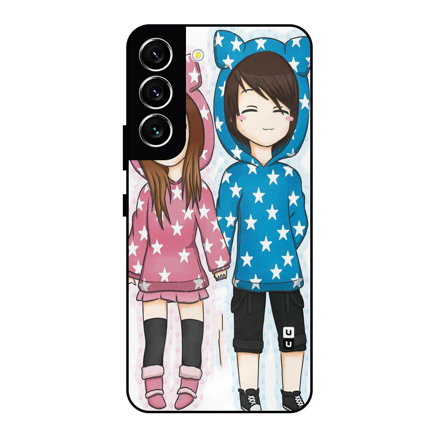 Couple In Stars Metal Back Case for Galaxy S22 5G