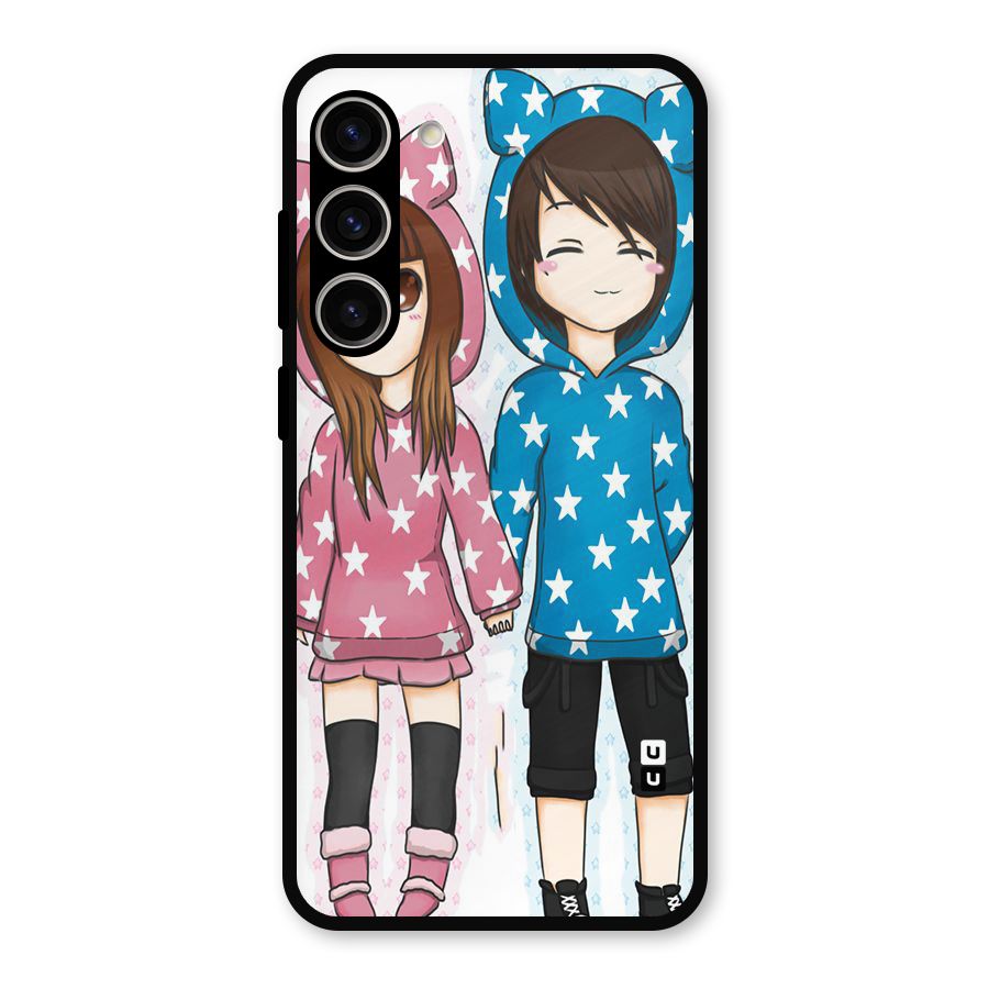 Couple In Stars Metal Back Case for Galaxy S23 Plus