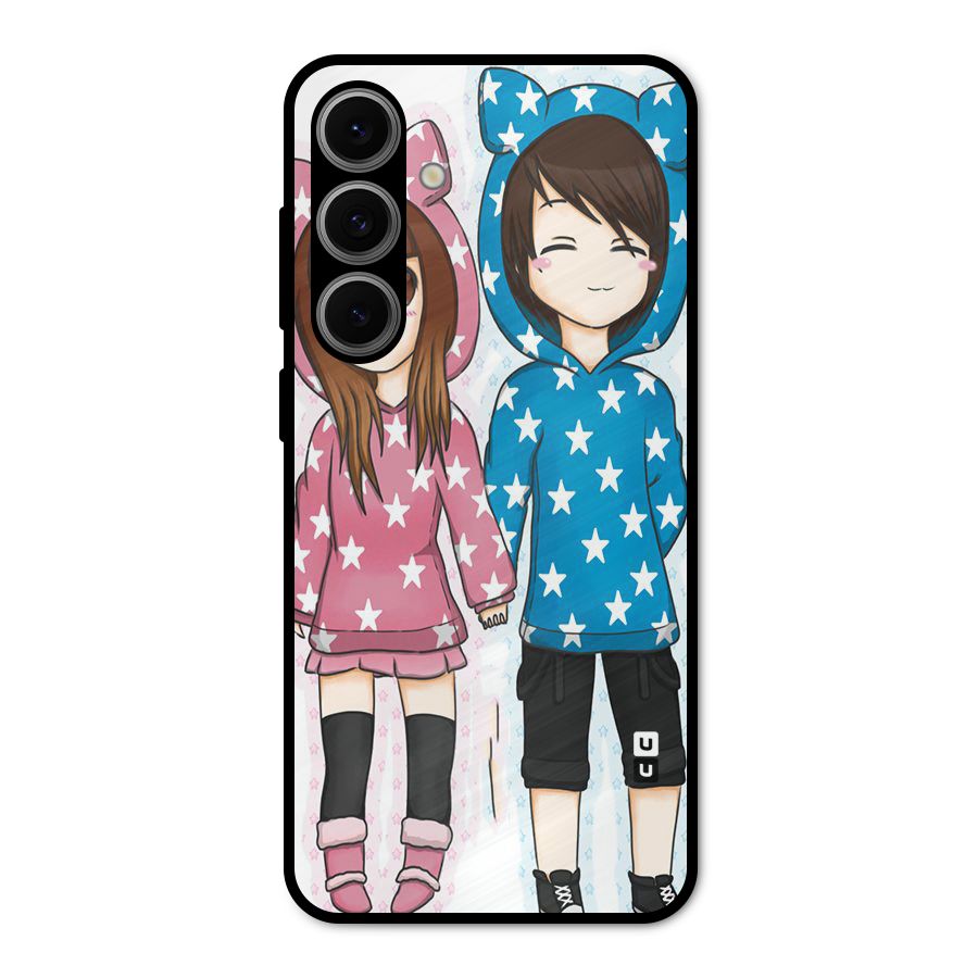 Couple In Stars Metal Back Case for Galaxy S24 FE