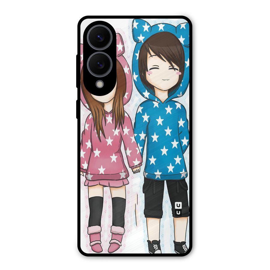 Couple In Stars Metal Back Case for Galaxy S25 Edge