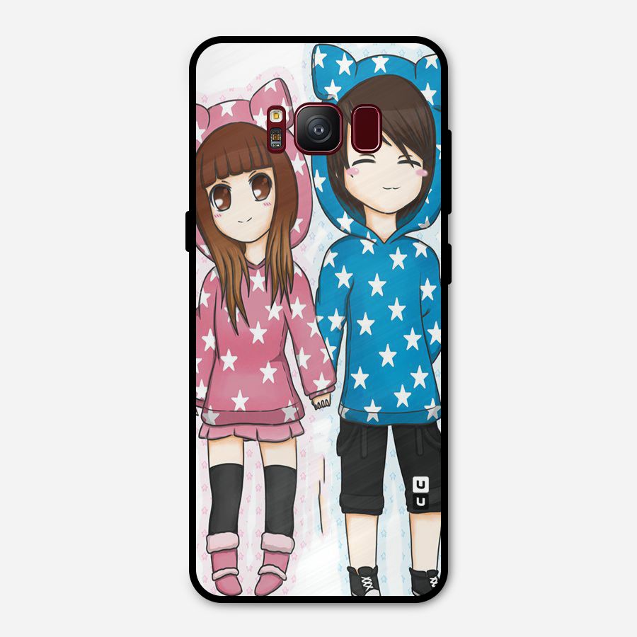 Couple In Stars Metal Back Case for Galaxy S8