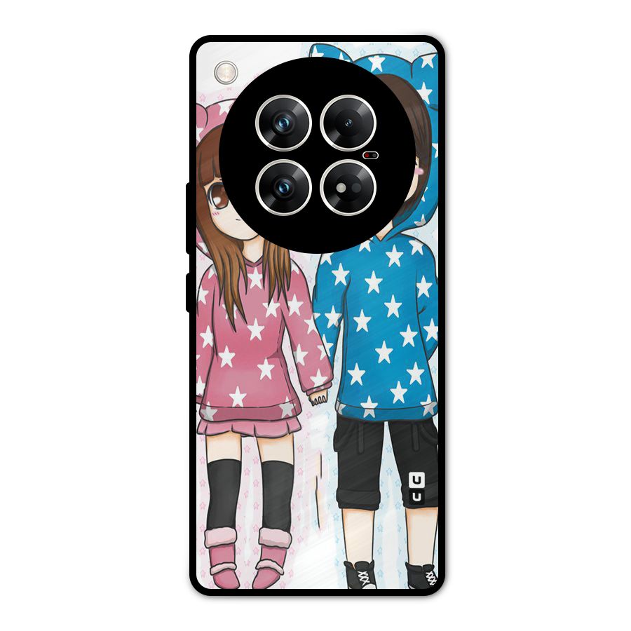 Couple In Stars Metal Back Case for Infinix Zero 40 5G