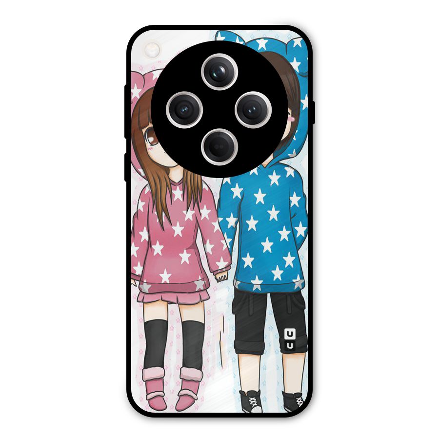 Couple In Stars Metal Back Case for Oppo Find X8