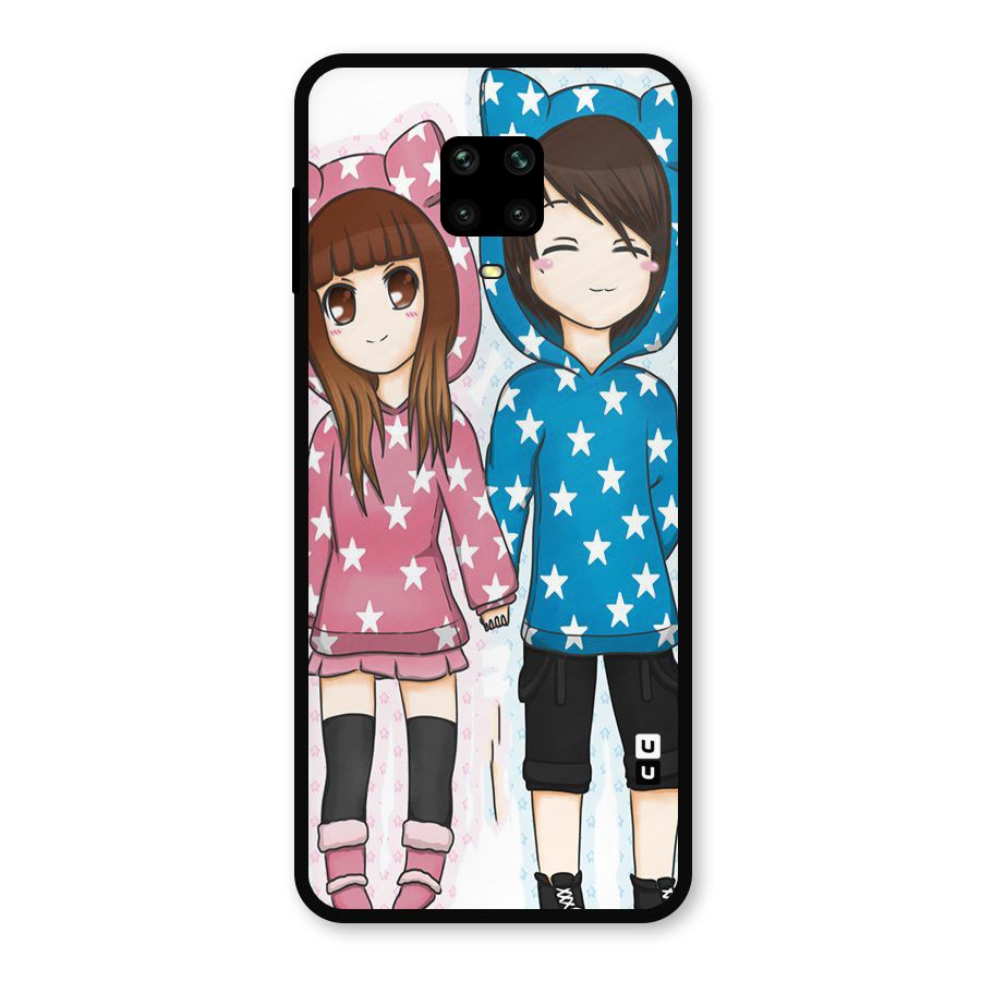 Couple In Stars Metal Back Case for Poco M2