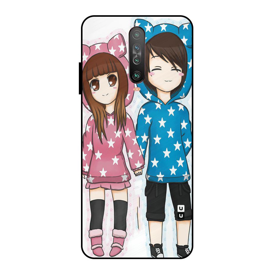 Couple In Stars Metal Back Case for Poco X2