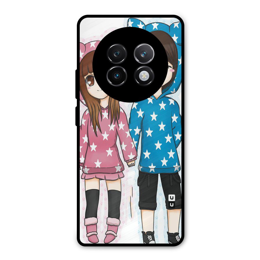 Couple In Stars Metal Back Case for Realme 13 Plus