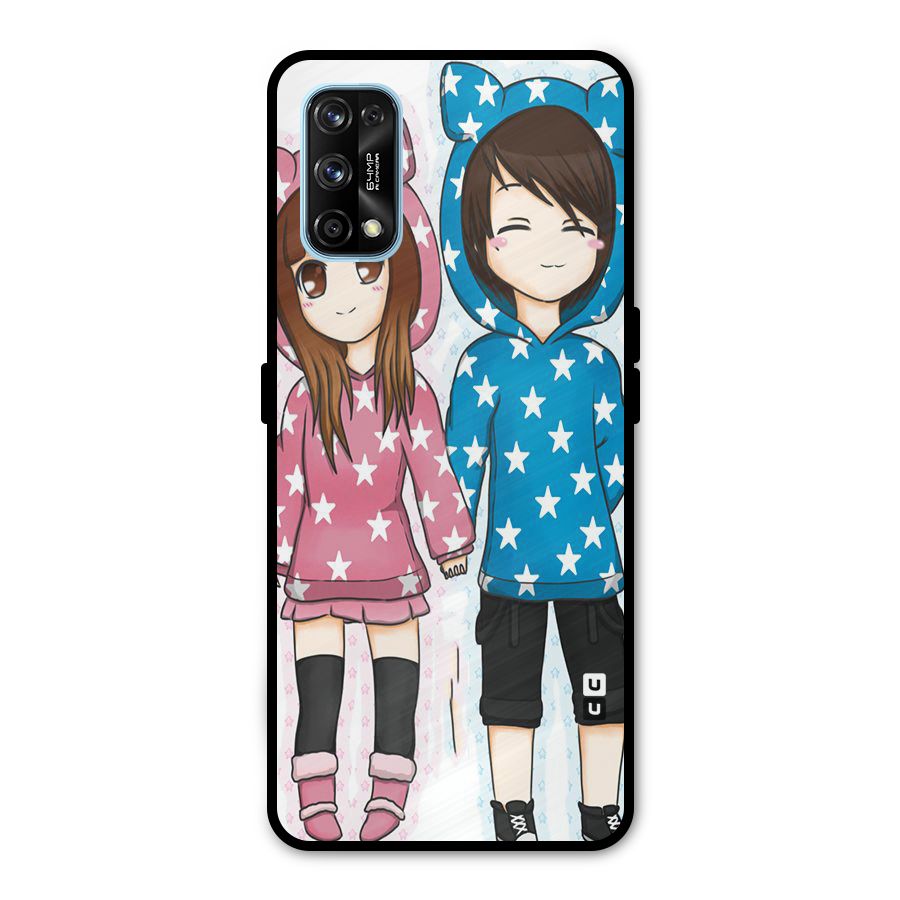 Couple In Stars Metal Back Case for Realme 7 Pro