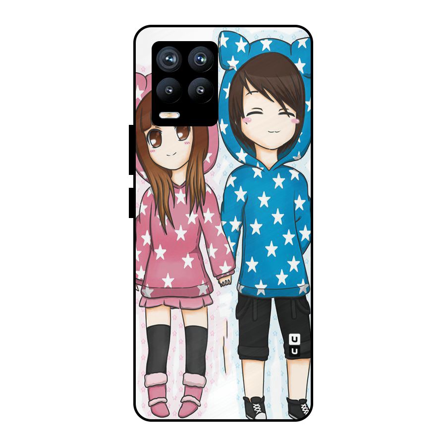 Couple In Stars Metal Back Case for Realme 8 Pro