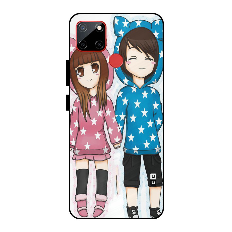Couple In Stars Metal Back Case for Realme C12