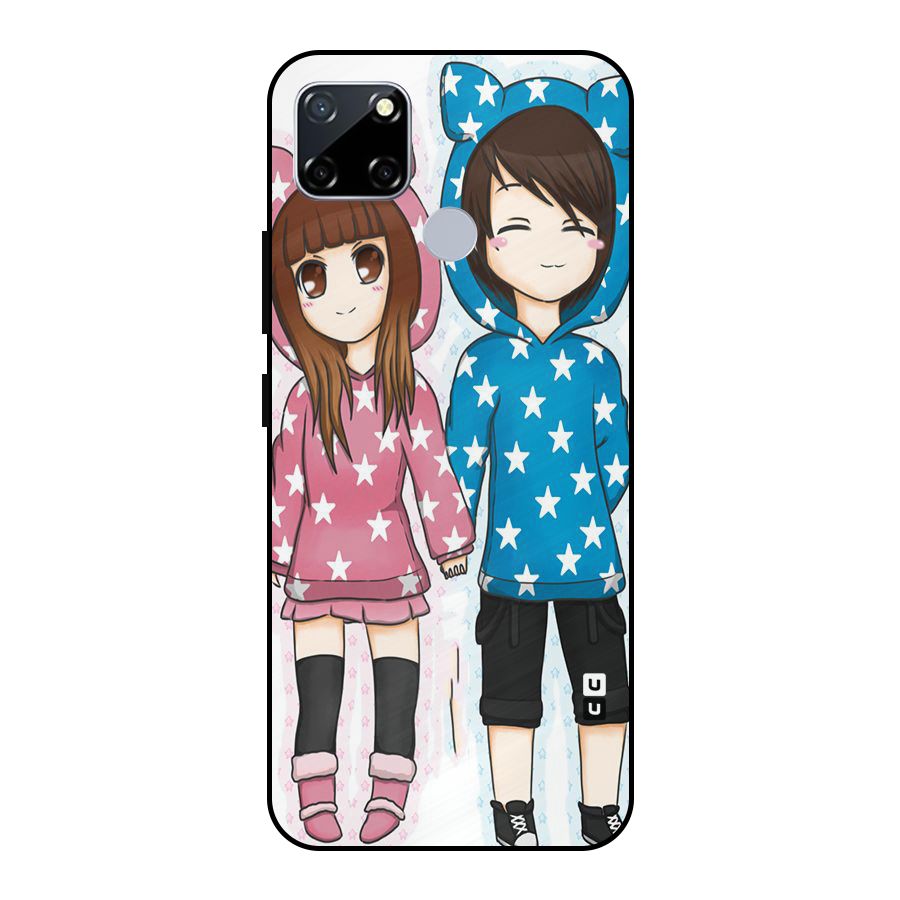 Couple In Stars Metal Back Case for Realme Narzo 20