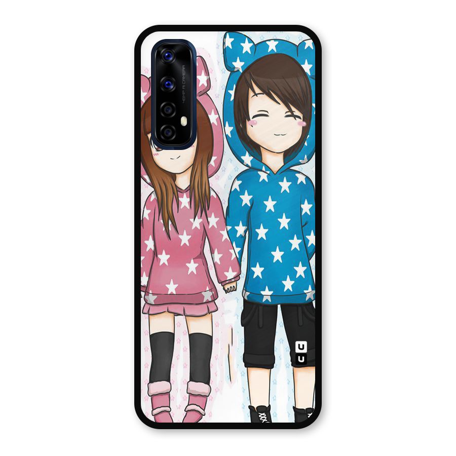Couple In Stars Metal Back Case for Realme Narzo 20 Pro
