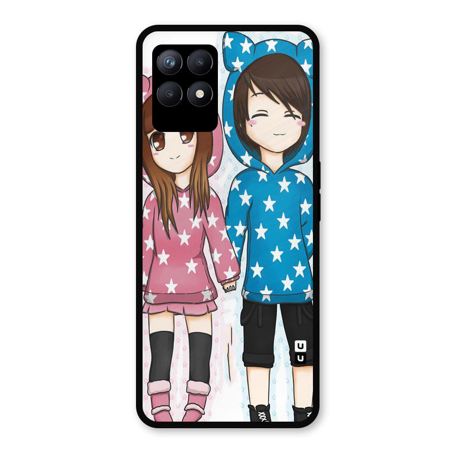Couple In Stars Metal Back Case for Realme Narzo 50
