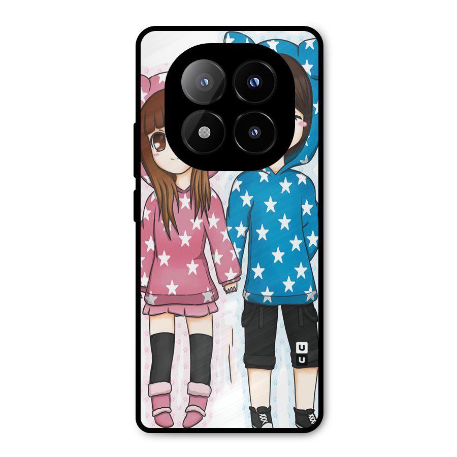 Couple In Stars Metal Back Case for Redmi Note 14 Pro Plus 5G