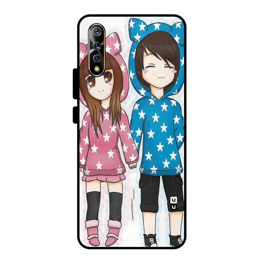 Couple In Stars Metal Back Case for Vivo S1