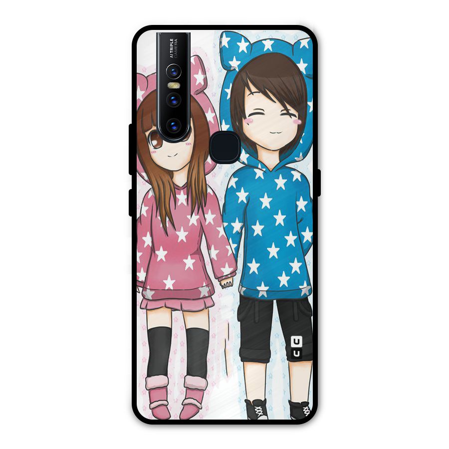 Couple In Stars Metal Back Case for Vivo V15