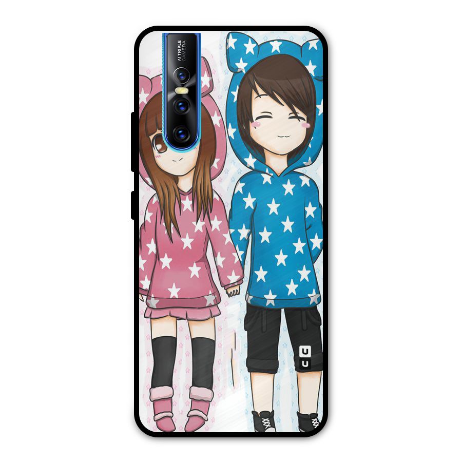 Couple In Stars Metal Back Case for Vivo V15 Pro