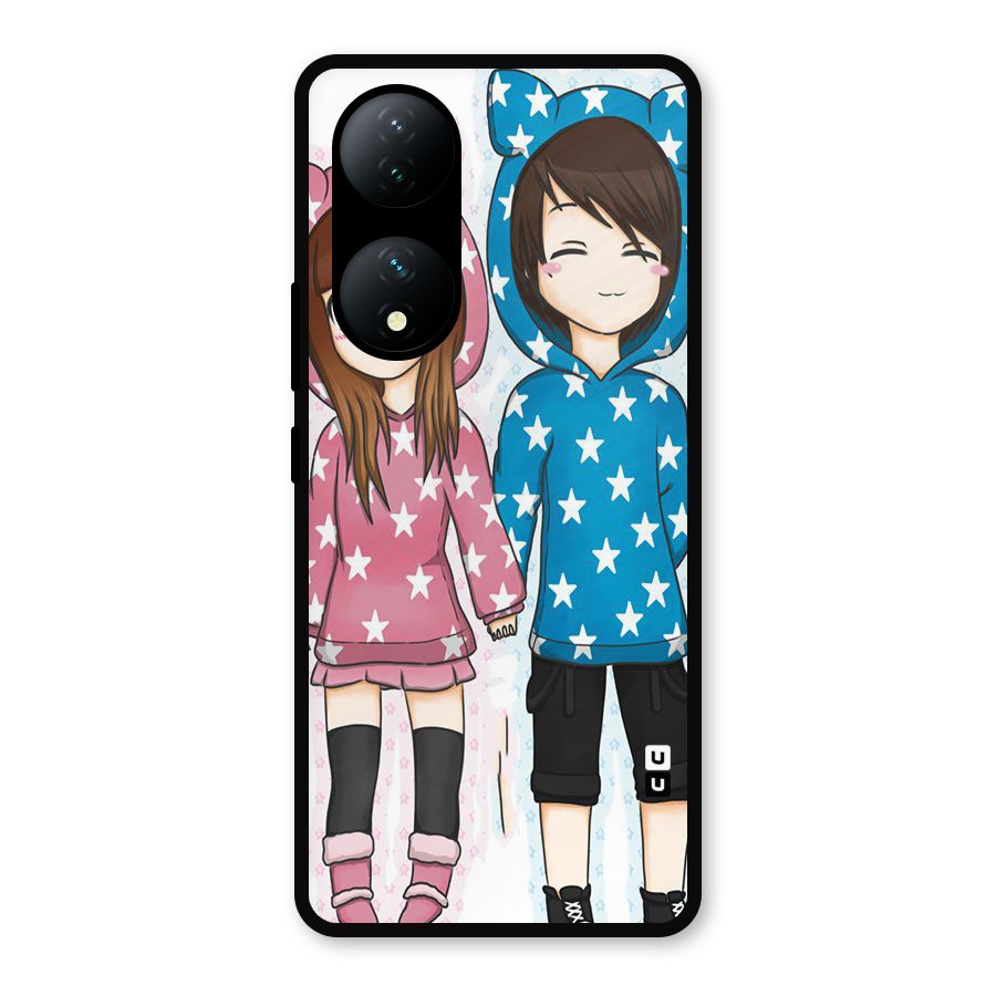 Couple In Stars Metal Back Case for Vivo Y100