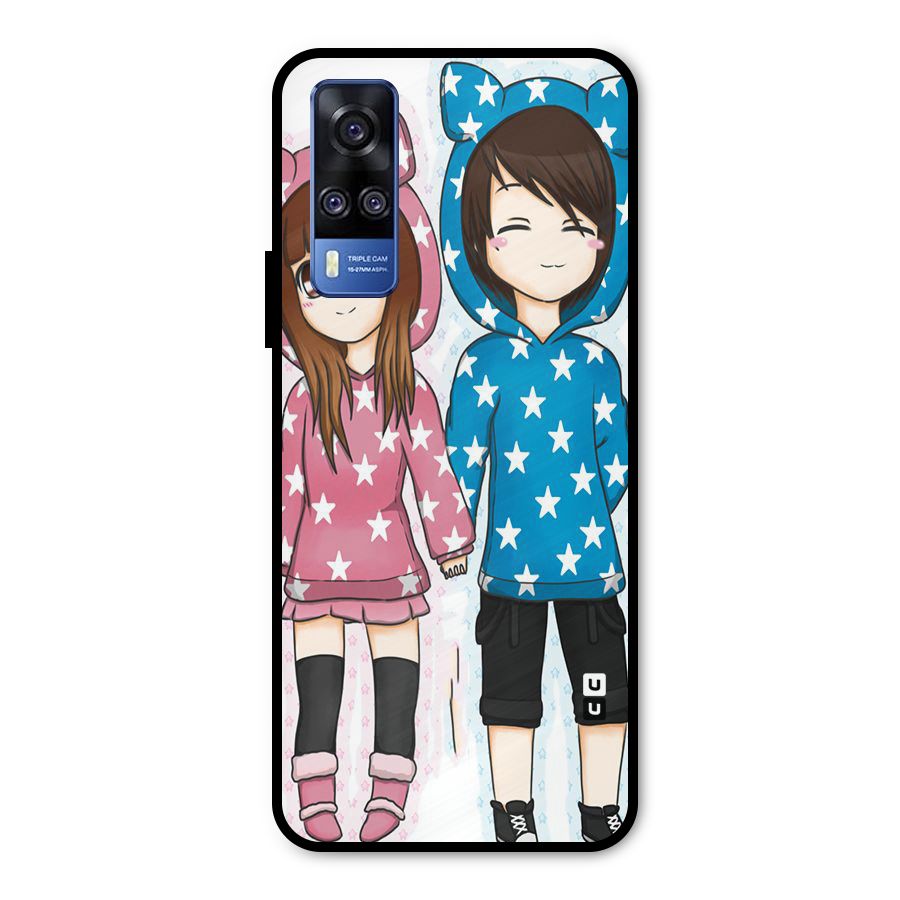 Couple In Stars Metal Back Case for Vivo Y31
