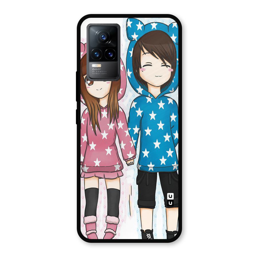 Couple In Stars Metal Back Case for Vivo Y73