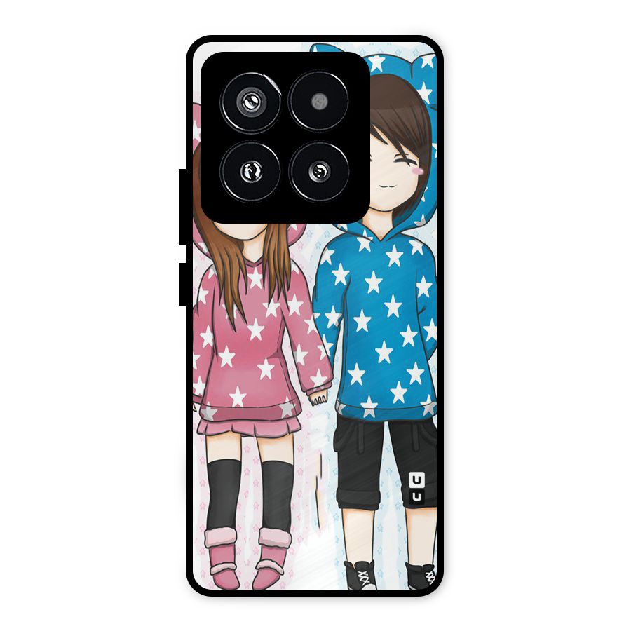 Couple In Stars Metal Back Case for Xiaomi 14 Pro