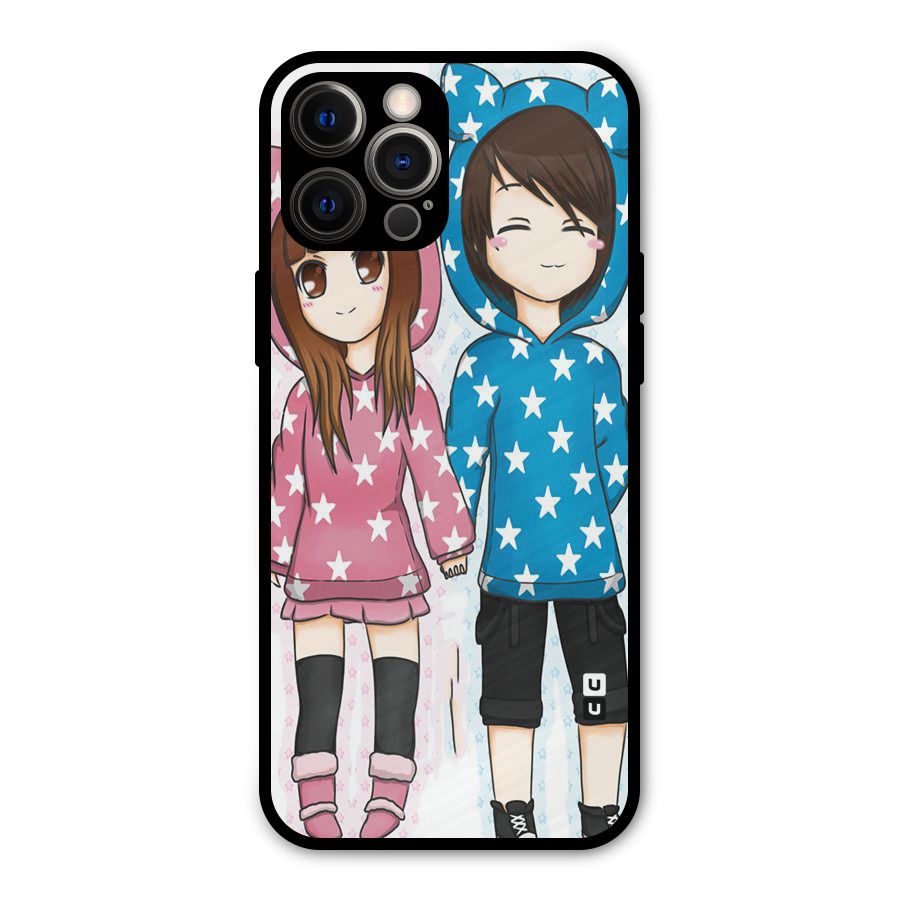 Couple In Stars Metal Back Case for iPhone 12 Pro Max