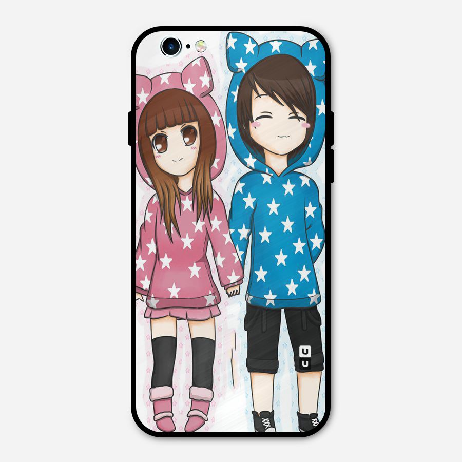 Couple In Stars Metal Back Case for iPhone 6 6s