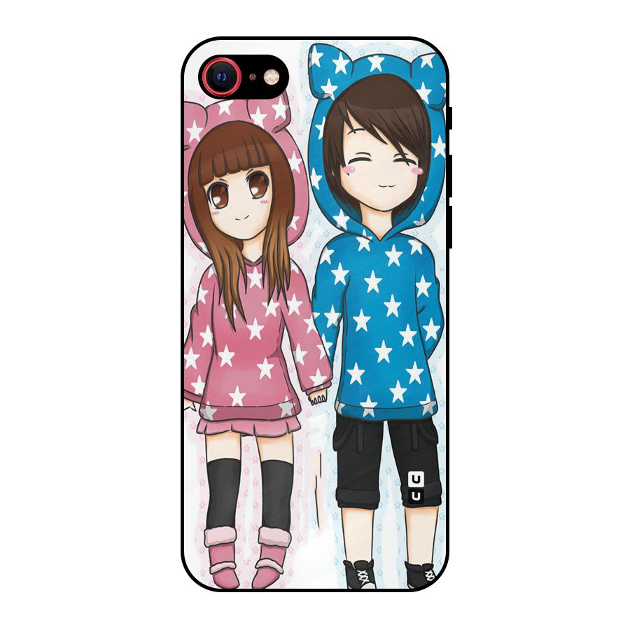 Couple In Stars Metal Back Case for iPhone SE 2022