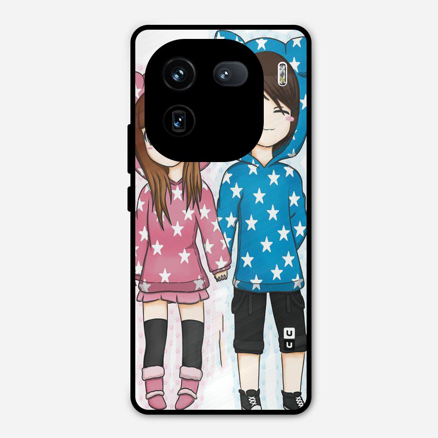 Couple In Stars Metal Back Case for iQOO 12
