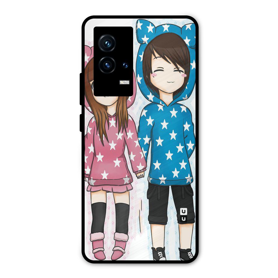 Couple In Stars Metal Back Case for iQOO 9 5G