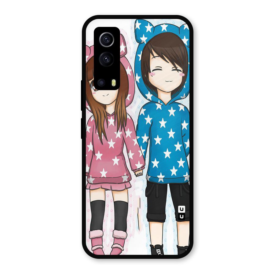 Couple In Stars Metal Back Case for iQOO Z3