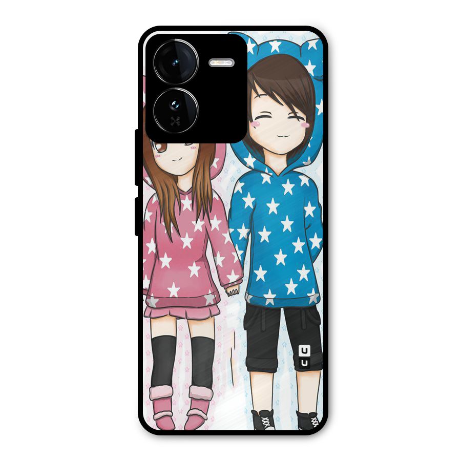 Couple In Stars Metal Back Case for iQOO Z9