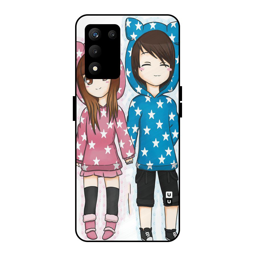 Couple In Stars Metal Back Case for realme 9 5G SE
