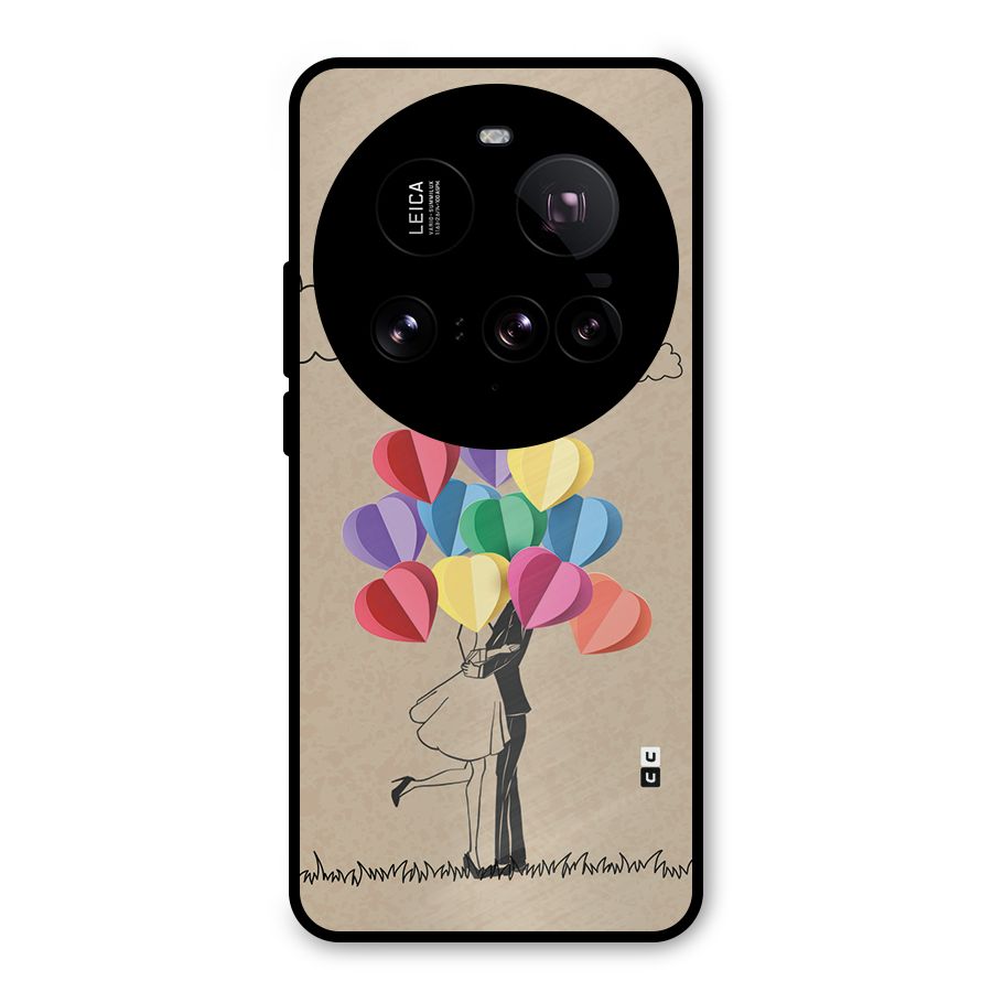 Couple With Card Baloons Metal Back Case for Xiaomi 15 Ultra
