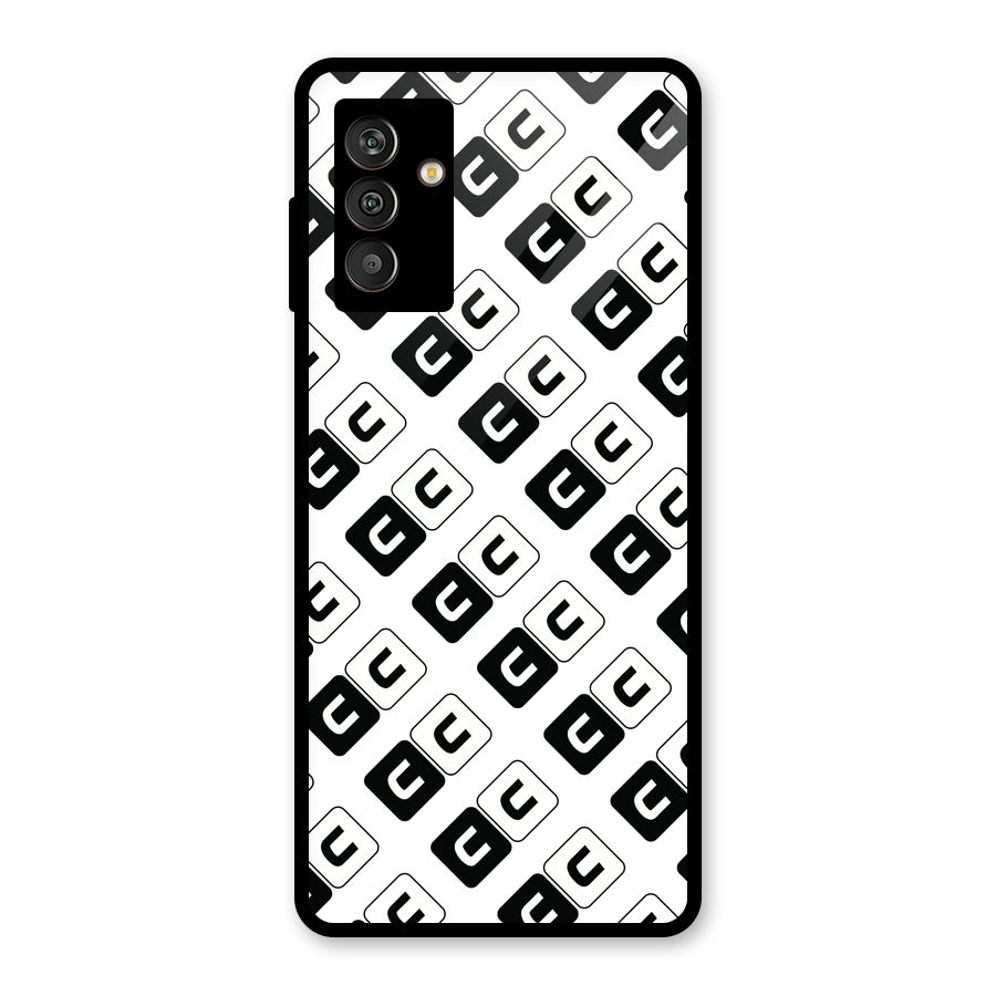 CoversCart Diagonal Banner Glass Back Case for Galaxy M13