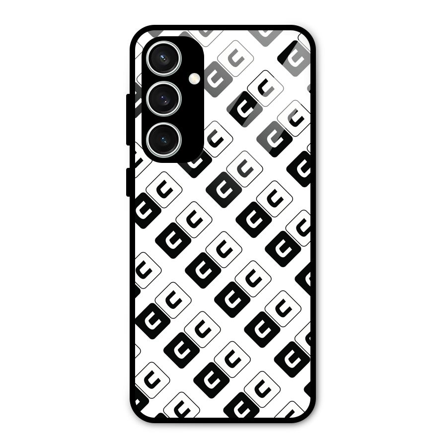 CoversCart Diagonal Banner Glass Back Case for Galaxy S23 FE