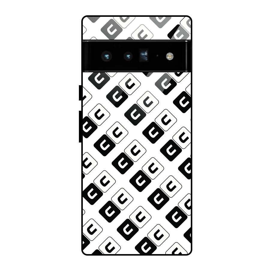 CoversCart Diagonal Banner Glass Back Case for Google Pixel 6 Pro