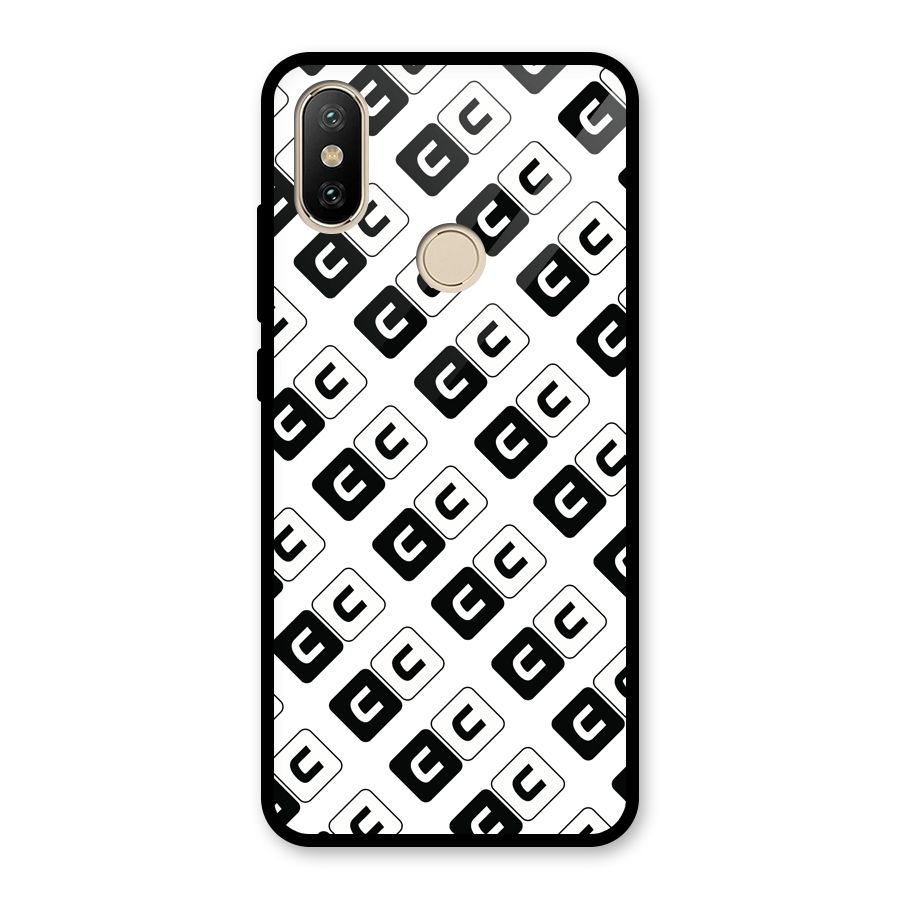 CoversCart Diagonal Banner Glass Back Case for Redmi A2