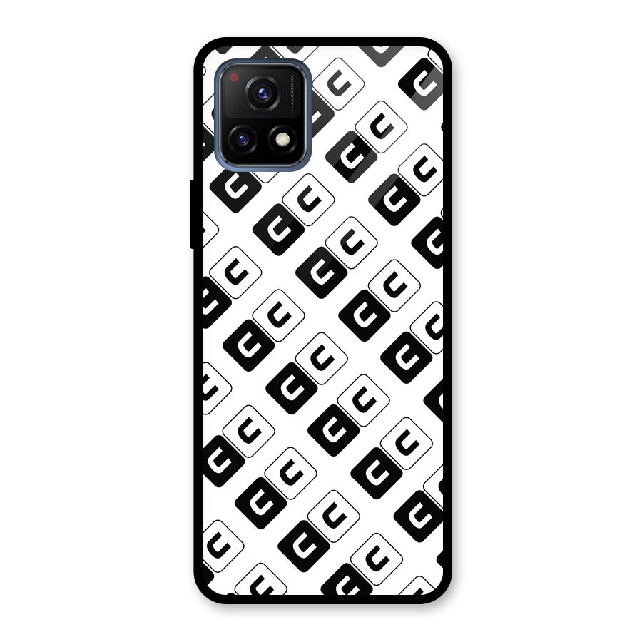 CoversCart Diagonal Banner Glass Back Case for Vivo Y72 5G