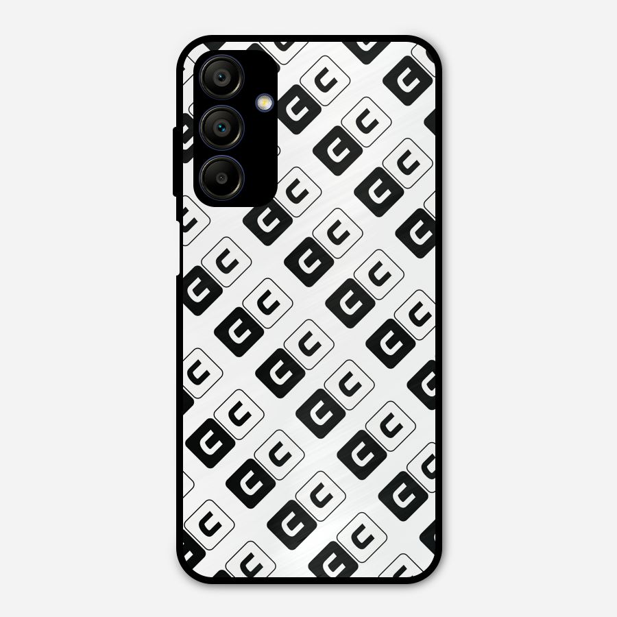 CoversCart Diagonal Banner Metal Back Case for Galaxy A15 5G