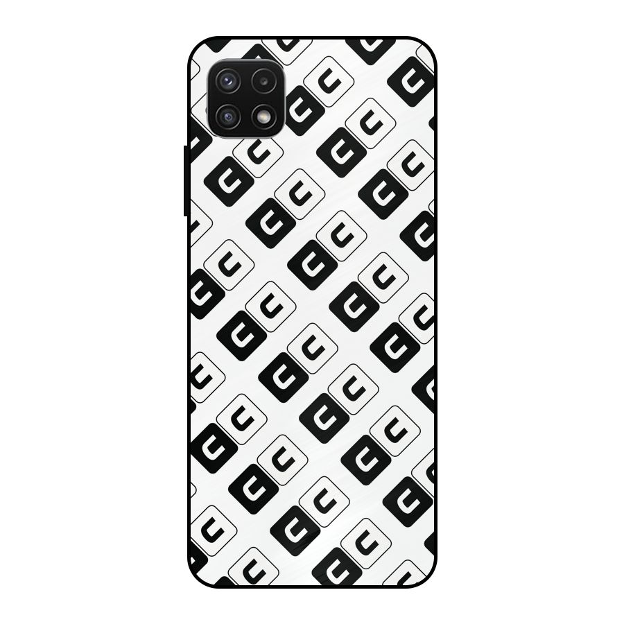 CoversCart Diagonal Banner Metal Back Case for Galaxy A22 5G