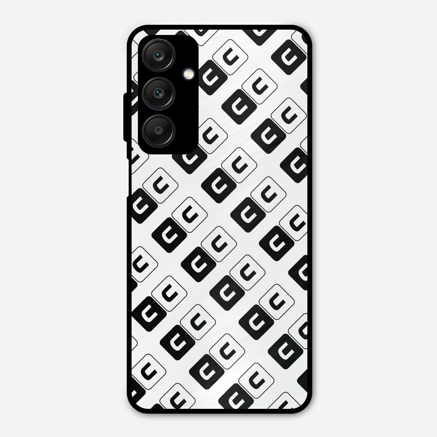 CoversCart Diagonal Banner Metal Back Case for Galaxy A25 5G