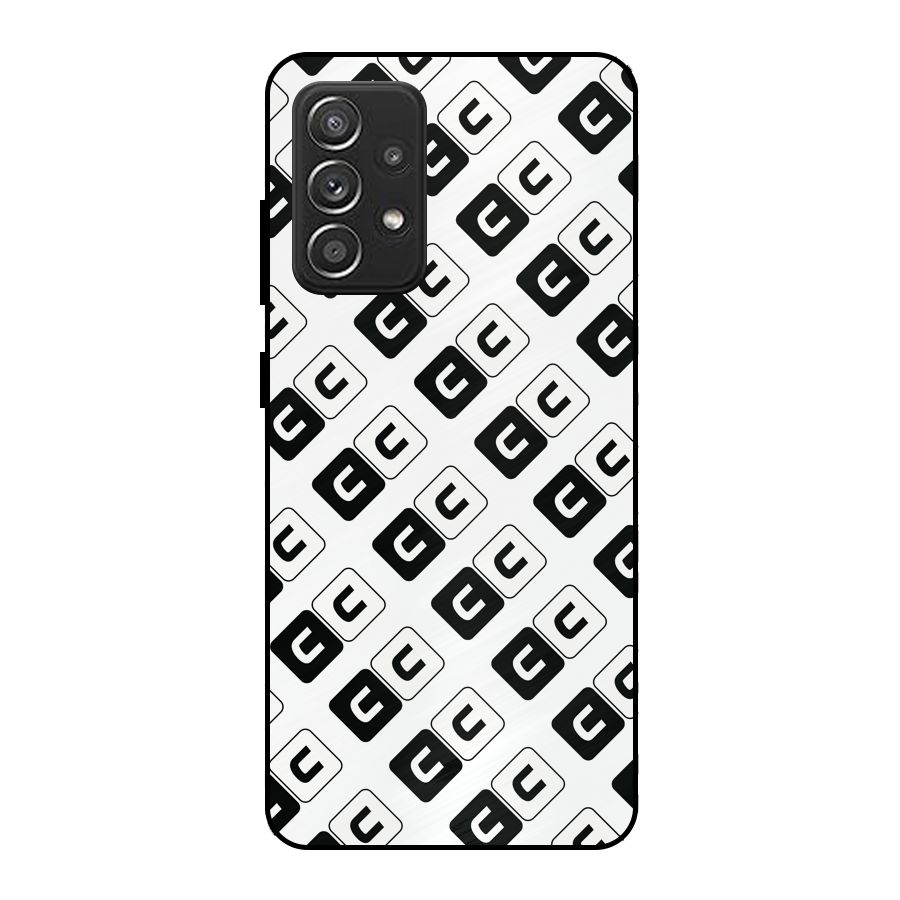 CoversCart Diagonal Banner Metal Back Case for Galaxy A52s 5G