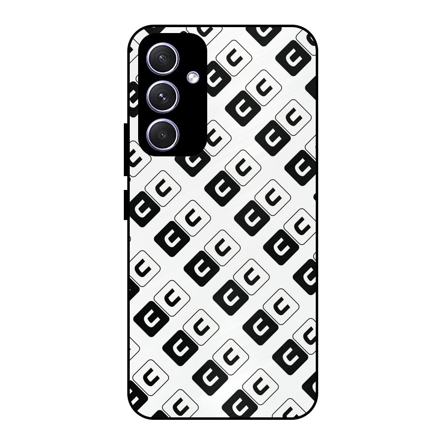 CoversCart Diagonal Banner Metal Back Case for Galaxy A54