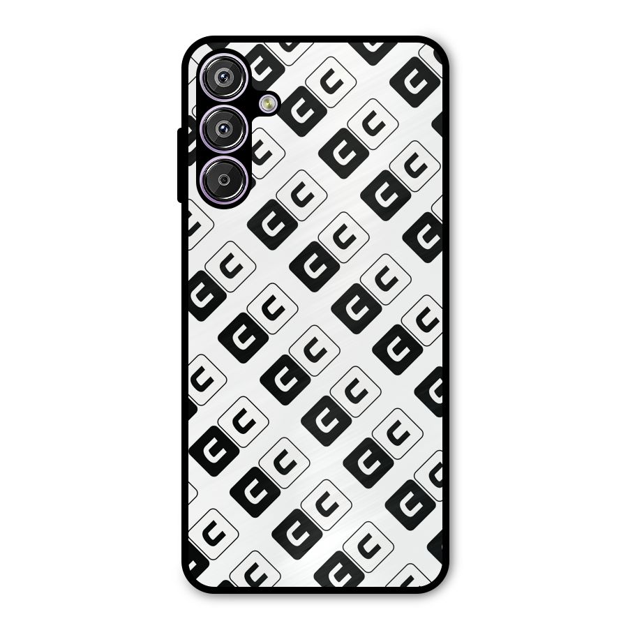 CoversCart Diagonal Banner Metal Back Case for Galaxy F15