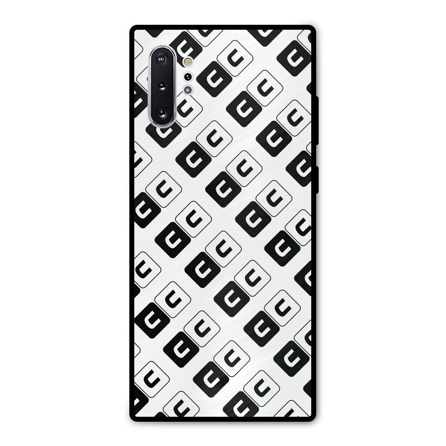 CoversCart Diagonal Banner Metal Back Case for Galaxy Note 10 Plus