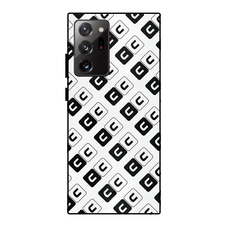 CoversCart Diagonal Banner Metal Back Case for Galaxy Note 20 Ultra
