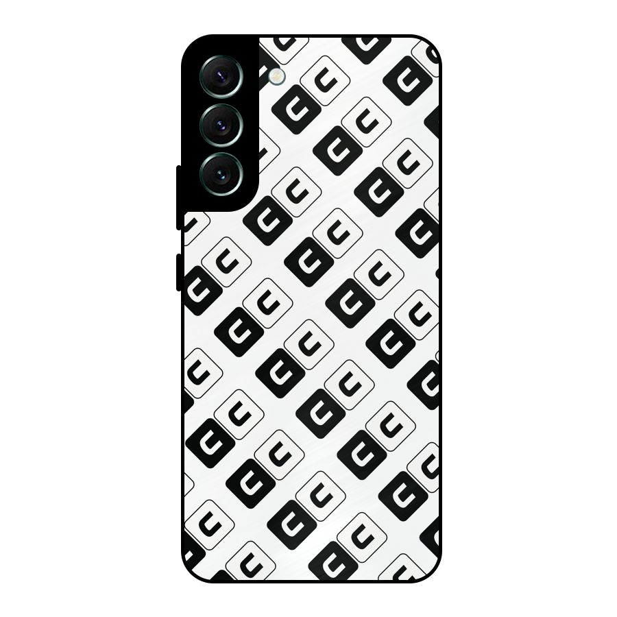 CoversCart Diagonal Banner Metal Back Case for Galaxy S22 Plus 5G