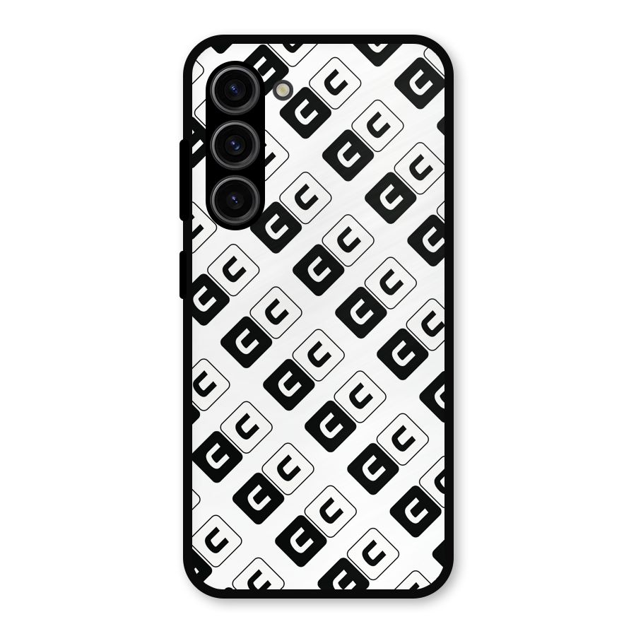 CoversCart Diagonal Banner Metal Back Case for Galaxy S23
